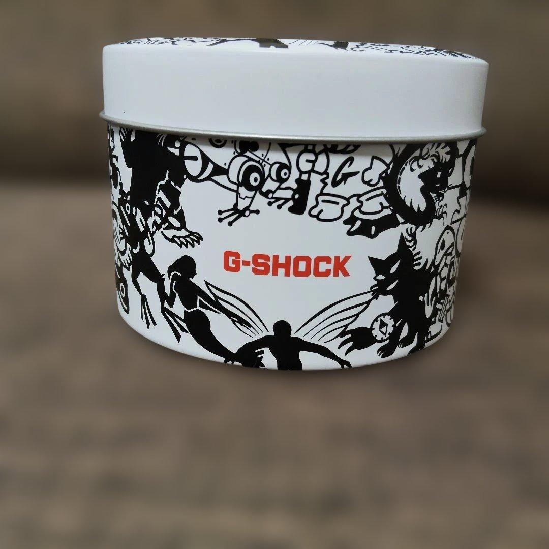 Casio G-Shock G-SHOCK DW-5600GU-7JR White Black Graphic Print Watch — Japan Import