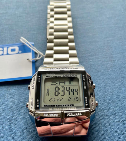 Casio Digital Watch Data Bank Telememo 30 Memories Multilingual Japan Import