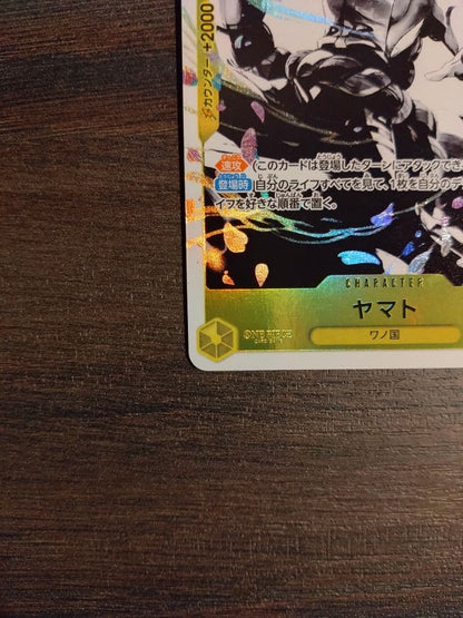 Used Yamato Series C Parallel ST13-016 One Piece Card Game card from Japan import with minor wear