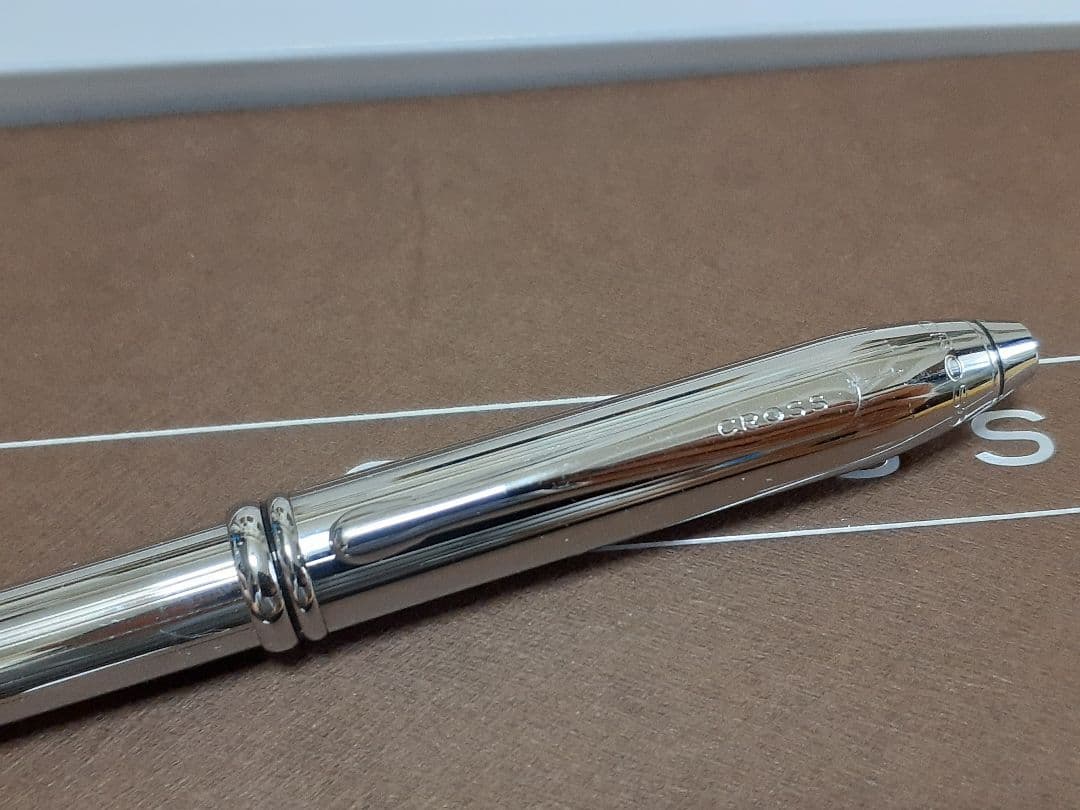 CROSS Silver Ballpoint Pen Body — Japan Import