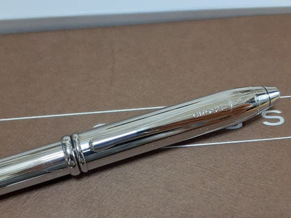 CROSS Silver Ballpoint Pen Body — Japan Import