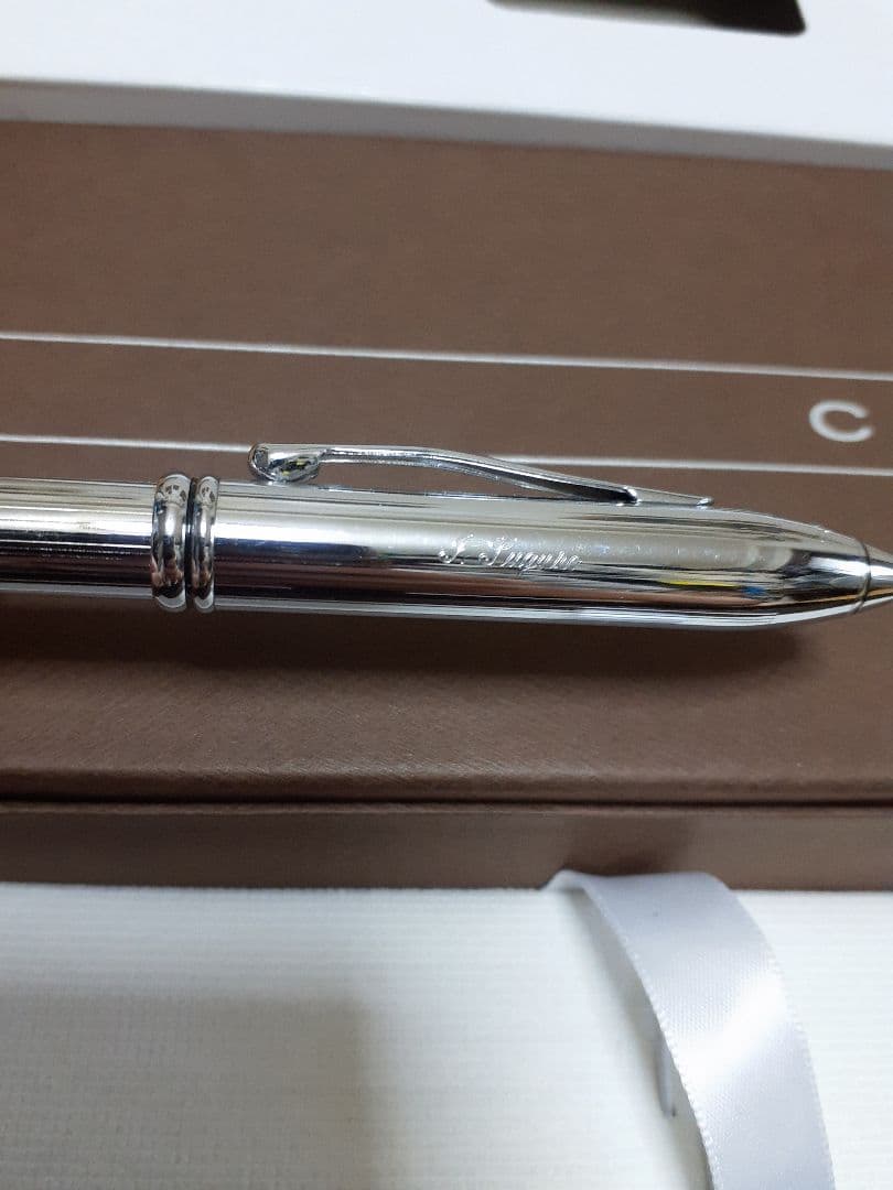 CROSS Silver Ballpoint Pen Body — Japan Import