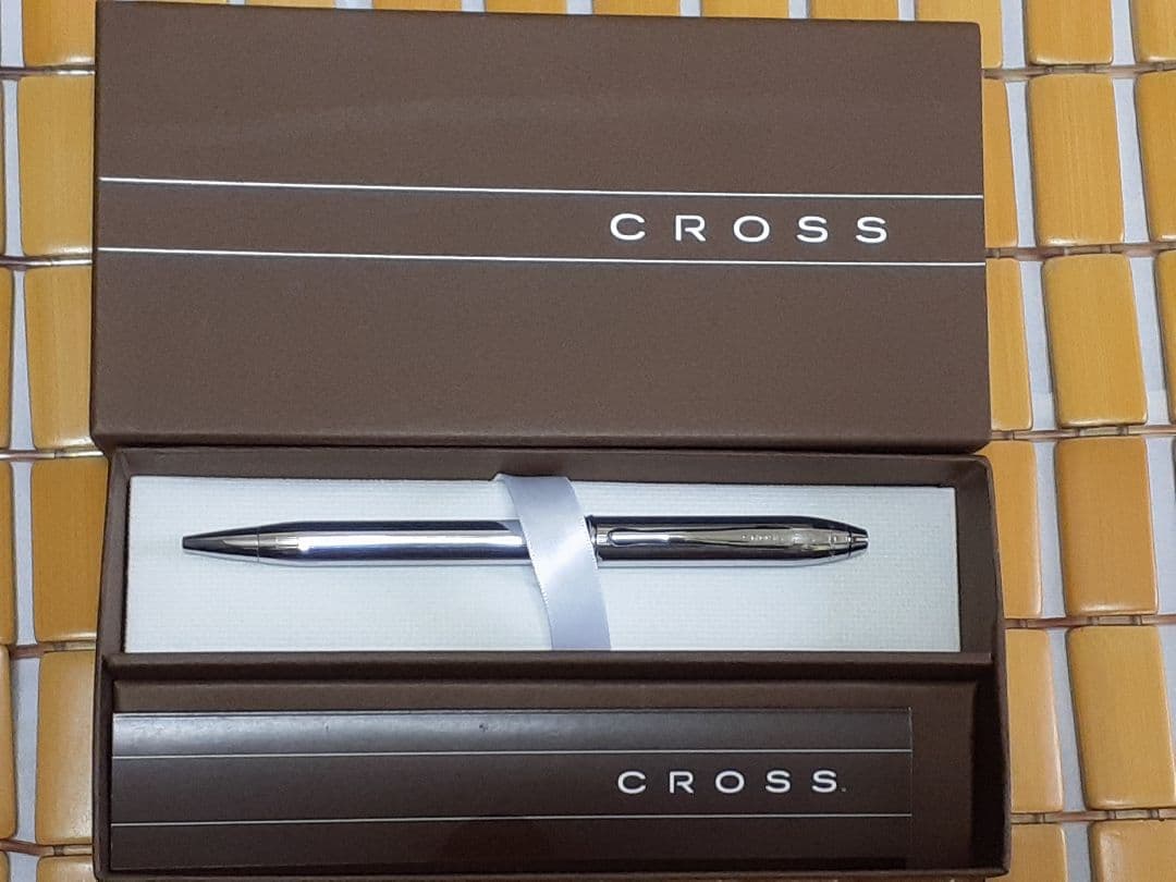 CROSS Silver Ballpoint Pen Body — Japan Import
