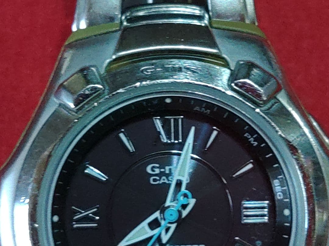 Casio Baby-G G-ms Radio Solar Watch Analog Black Dial Metal Band Japan Import