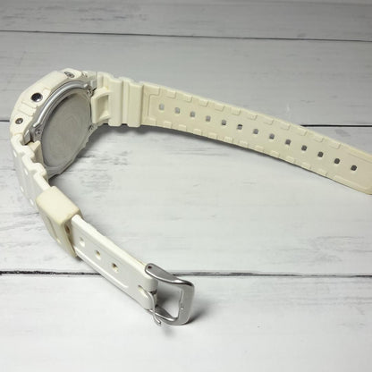 Casio G-Shock DW-5600P Square Watch White Shock Resistant 20 ATM Tested & Working — Japan Import