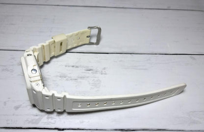 Casio G-Shock DW-5600P Square Watch White Shock Resistant 20 ATM Tested & Working — Japan Import