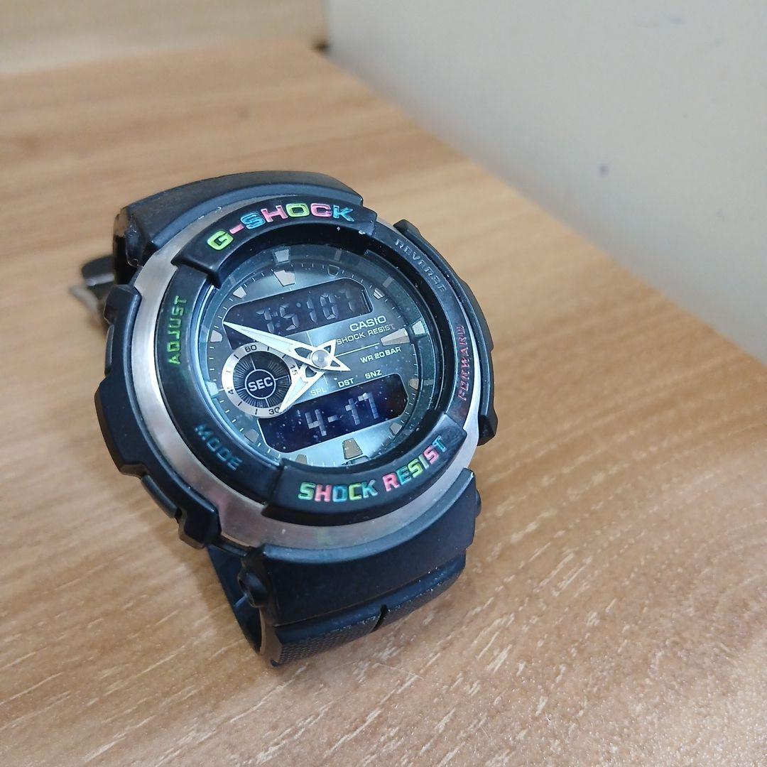 Casio G-Shock G-300 Series Watch with Inverted LCD and Band Design — Japan Import