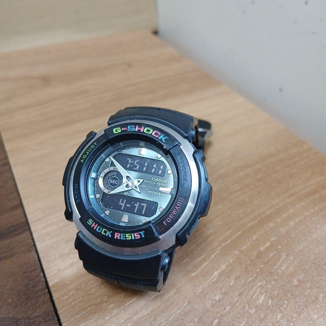 Casio G-Shock G-300 Series Watch with Inverted LCD and Band Design — Japan Import