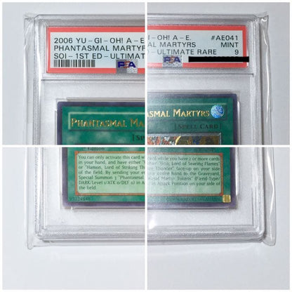 Yugioh Millennium Ritual Seeker Ultimate Rare PSA 9 card from Old Asia Relief set Japan import