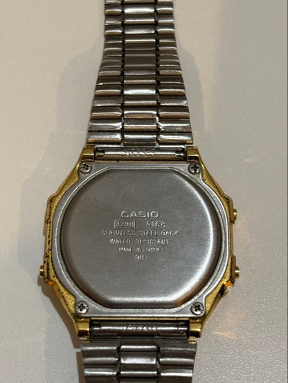 Casio Digital Watch in Gold with Alarm and Chronograph — Japan Import
