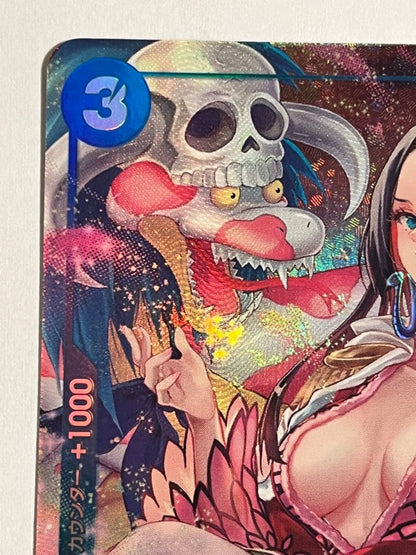 One Piece trading card featuring Boa Hancock ST03-013 C★Parallel rarity Japanese import