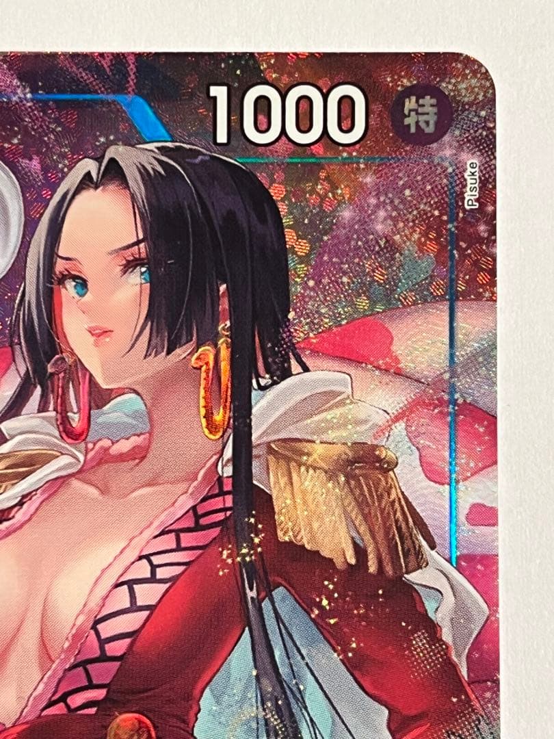 One Piece trading card featuring Boa Hancock ST03-013 C★Parallel rarity Japanese import