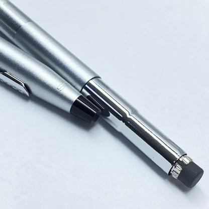Cross Silver twist mechanism lead pencil 0.7mm with included pen case, Japan import