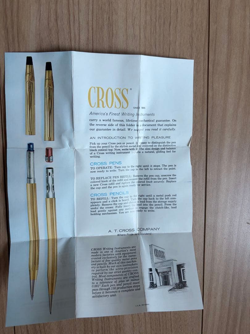 Cross Gold 12KT Vintage Ballpoint Pen — Japan Import