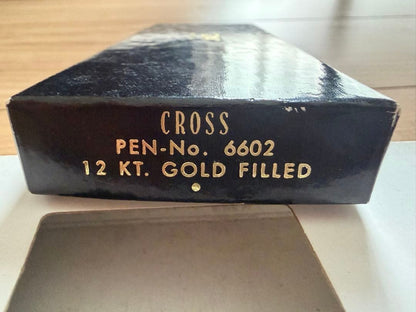 Cross Gold 12KT Vintage Ballpoint Pen — Japan Import
