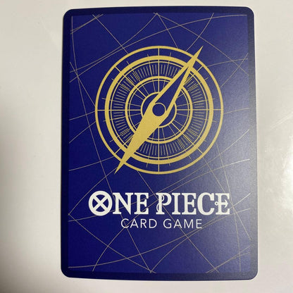 One Piece Energy Secret Rare Japanese trading card in protective sleeve
