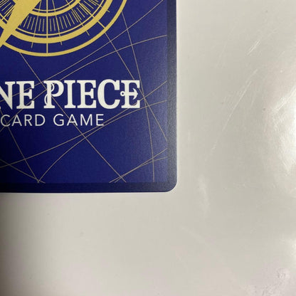 One Piece Energy Secret Rare Japanese trading card in protective sleeve