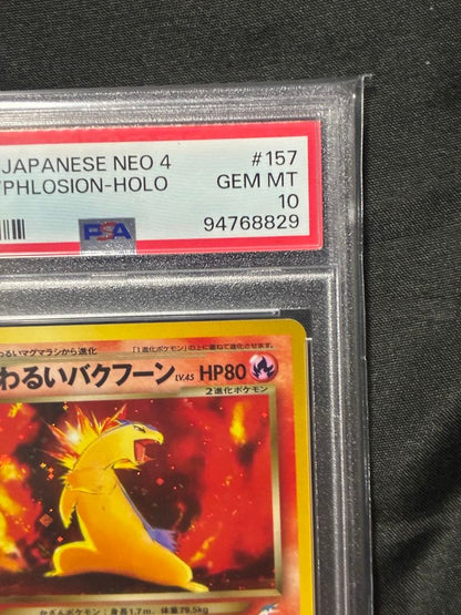 Pokemon PSA10 Bad Pikachu 2001 Old Back 157 38 graded card in protective case