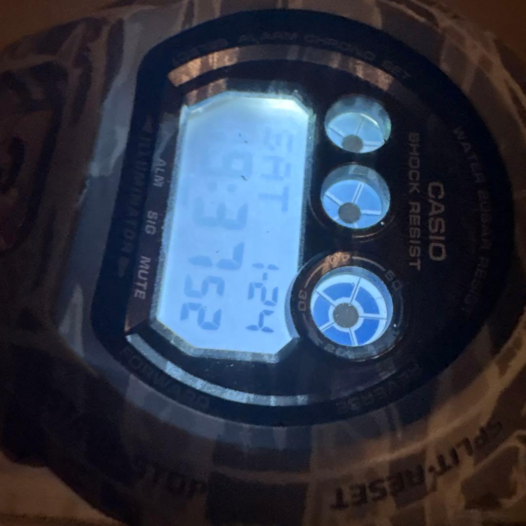 Casio G-Shock Digital Camouflage Watch Waterproof Function