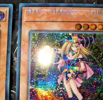 Bandai MP22-EN268 Mystical Error Black Magician Girl Prism Card with large name misalignment and standard version