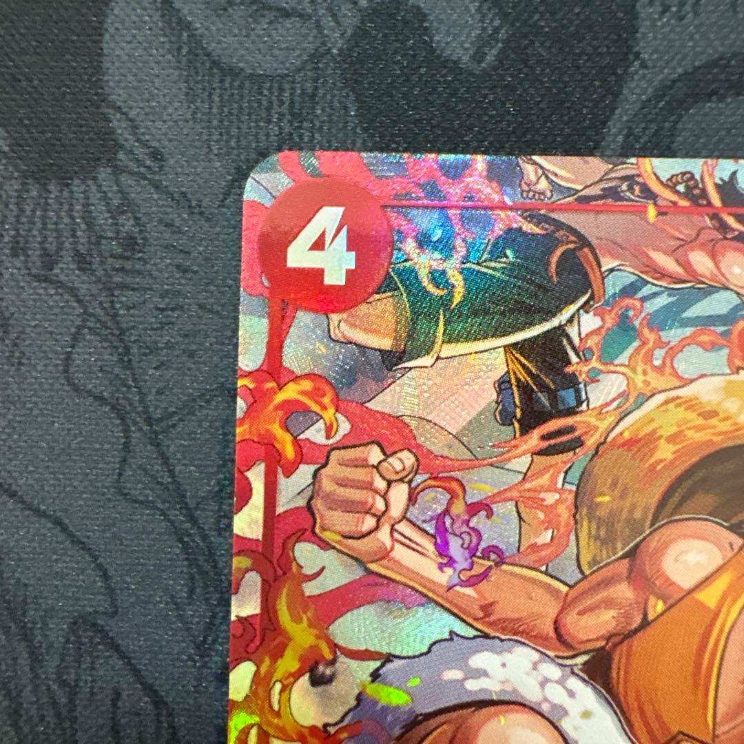 One Piece Monkey D. Luffy OP16-015 SR parallel card Japanese edition showing character artwork