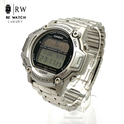 Casio Pro Trek Digital Watch R7-3715 Data Bank Model With Electro Luminescent Backlight