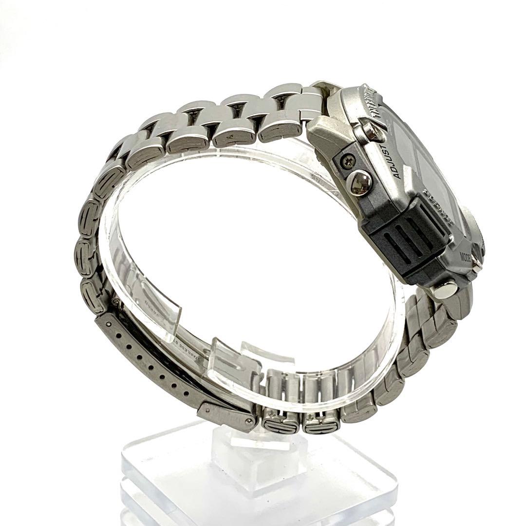 Casio Pro Trek Digital Watch R7-3715 Data Bank Model With Electro Luminescent Backlight