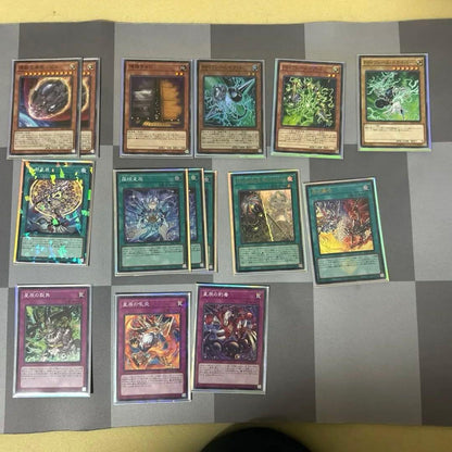 Yugioh Flame Ruler Dragon Tail Deck with main and extra deck cards from Japan import
