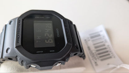 Casio G-Shock DW-5600UBB-1ER Digital Square Watch with All-Black Design — Japan Import