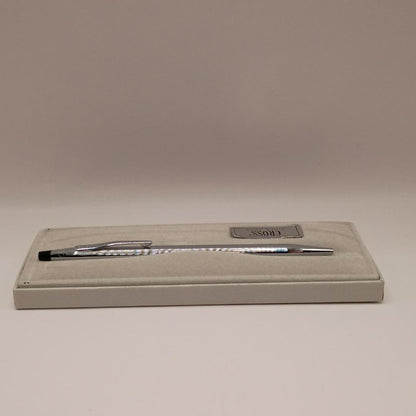 Cross Classic Century Chrome 3502 Silver Metal Ballpoint Pen with Box — Japan Import
