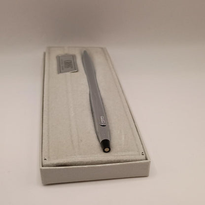 Cross Classic Century Chrome 3502 Silver Metal Ballpoint Pen with Box — Japan Import