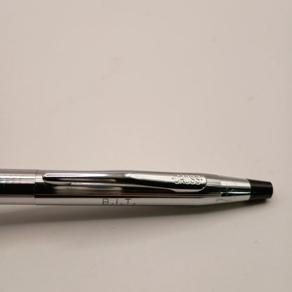 Cross Classic Century Chrome 3502 Silver Metal Ballpoint Pen with Box — Japan Import
