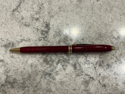 Cross Townsend Cardinal Red Lacquer Marble Mechanical Pencil Old Logo US Made — Japan Import