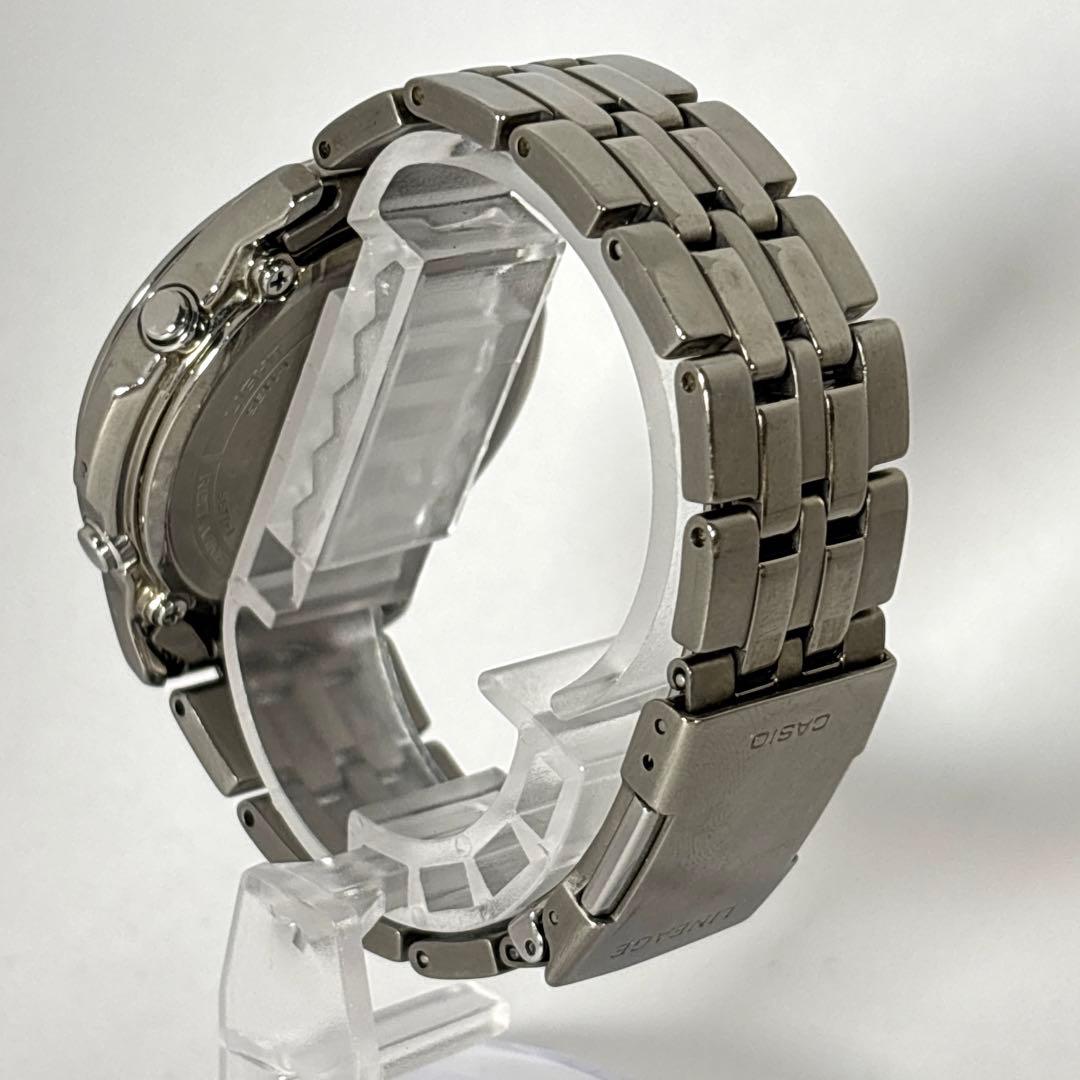 Casio Wave Ceptor Radio Controlled Titanium Watch with Solar Power for Men — Japan Import