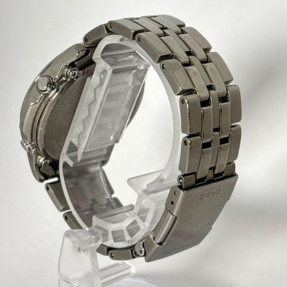 Casio Wave Ceptor Radio Controlled Titanium Watch with Solar Power for Men — Japan Import