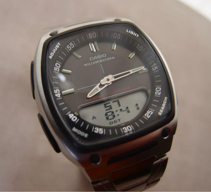 Casio AW-81 Illuminator Watch Silver Model 461-3816-14.1mm Japan Import