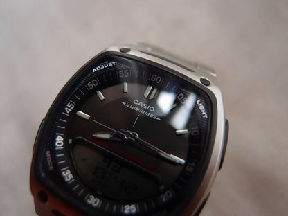 Casio AW-81 Illuminator Watch Silver Model 461-3816-14.1mm Japan Import
