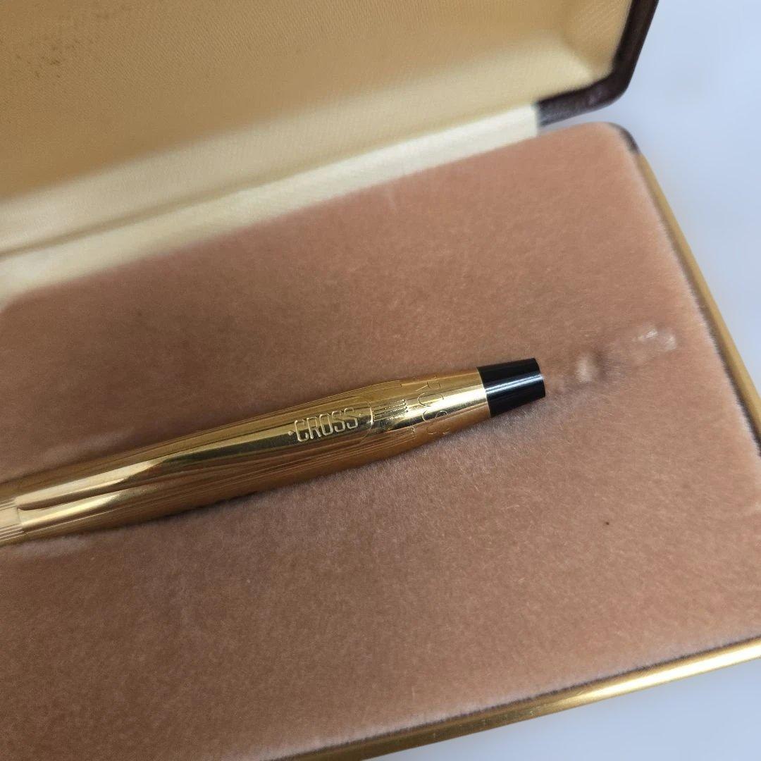 Cross Gold Ballpoint Pen with NHK Logo Made in Japan