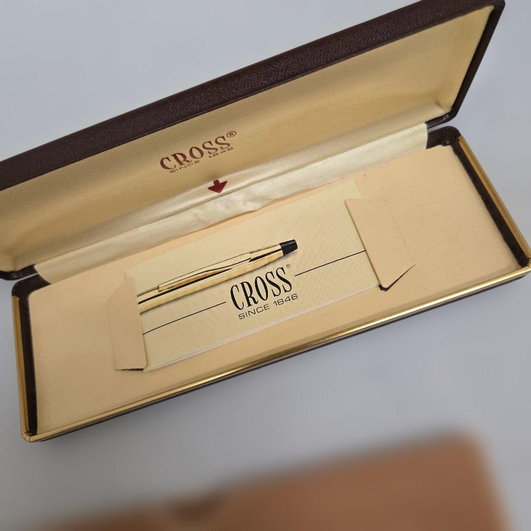 Cross Gold Ballpoint Pen with NHK Logo Made in Japan