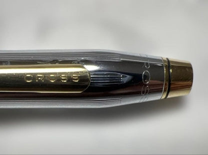 Cross Townsend Rollerball Pen Pure Chrome Model with Wakaari Flaw — Japan Import