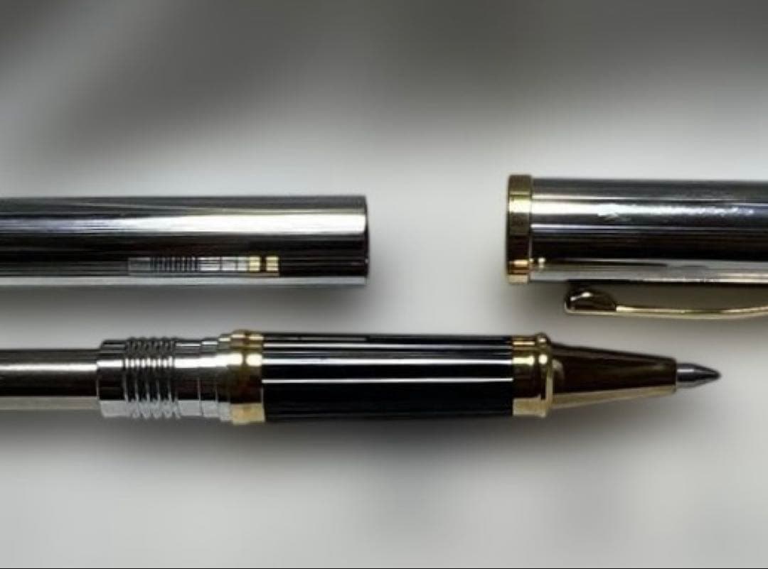 Cross Townsend Rollerball Pen Pure Chrome Model with Wakaari Flaw — Japan Import