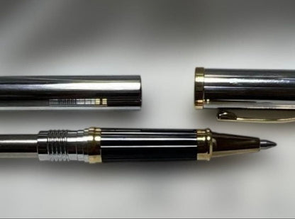 Cross Townsend Rollerball Pen Pure Chrome Model with Wakaari Flaw — Japan Import