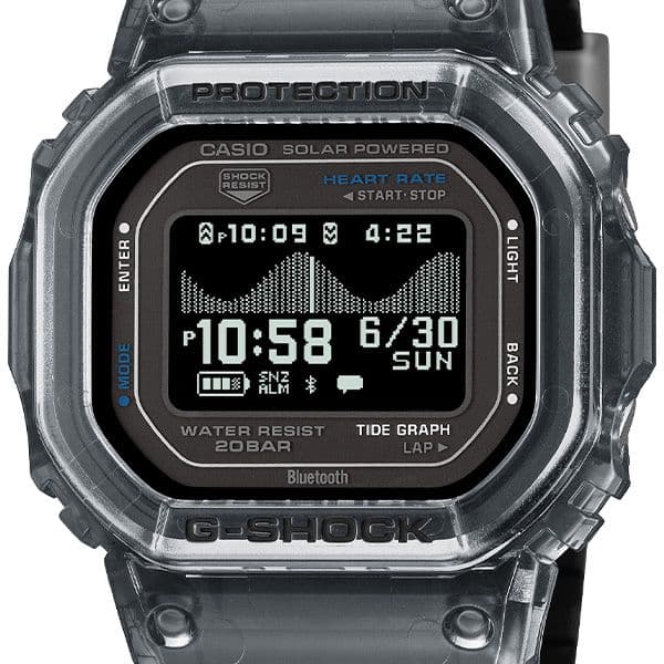 Casio G-Shock G-Lide Model GBX-H5600-1JR Solar Watch Waterproof 20BAR Japan Import