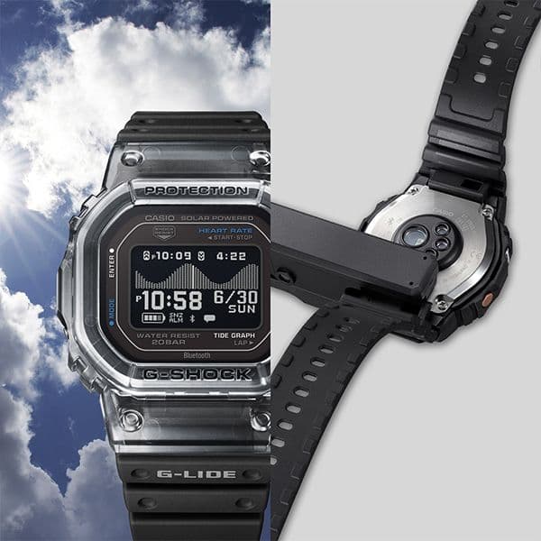 Casio G-Shock G-Lide Model GBX-H5600-1JR Solar Watch Waterproof 20BAR Japan Import