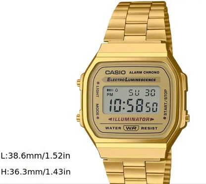 Casio Digital Wristwatch A168WG-9W Gold — Japan Import