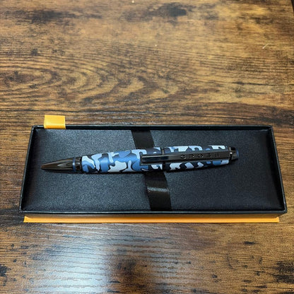 Cross Edge Select Tip Roller Ball Pen - Blue Camouflage NAT0555-15 — Japan Import