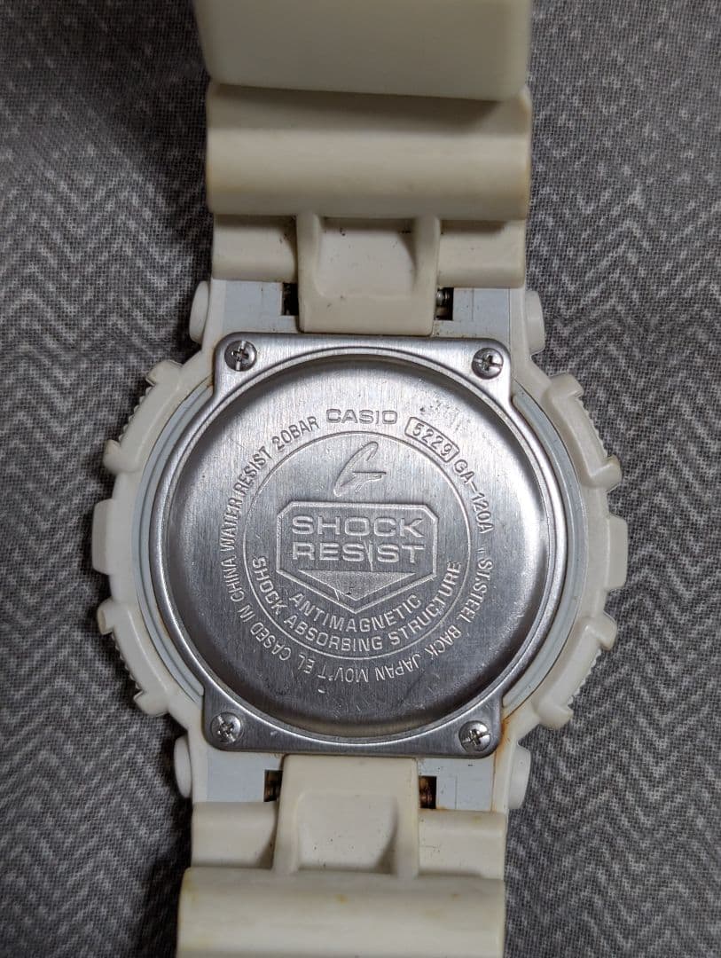 Casio G-Shock White Watch GA-120A — Japan Import