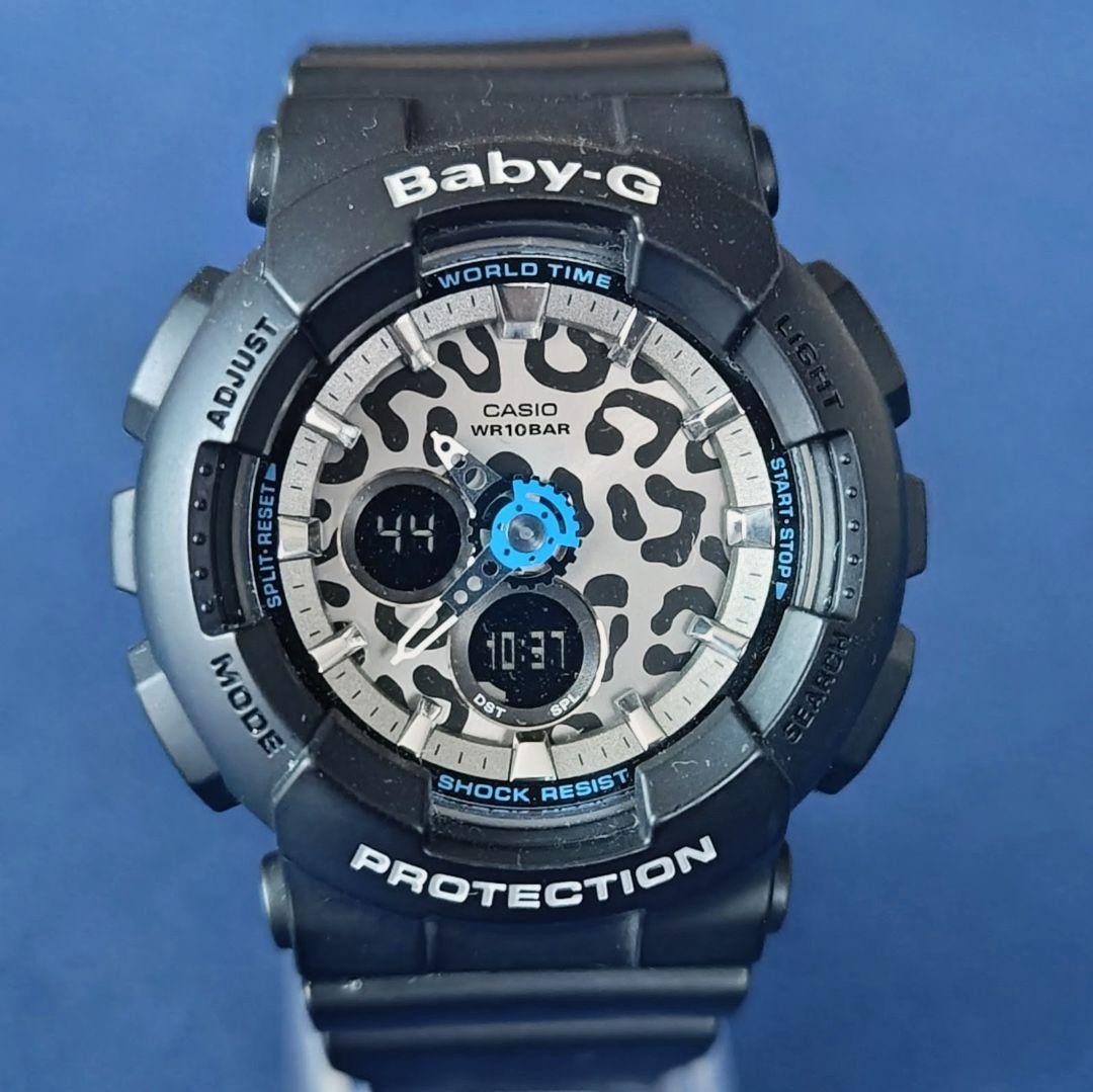 Casio Baby-G Pair Leopard Pattern Watch Set BA-120LP-7A2JF and BA-120LP-1AJF Japan Import
