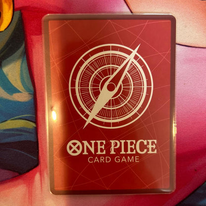 One Piece Bucky Leader Parallel 2nd Anniversary Promo Japanese trading card with minor creases in upper right corner