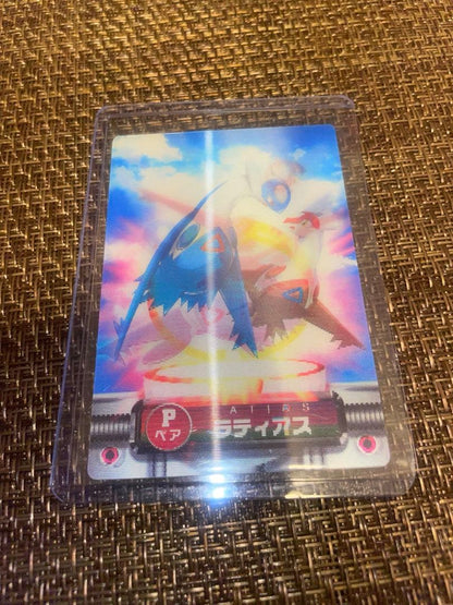 Pokemon Carddass Zukan Latias & Latios 3D Change Card from Advance Generation series Japan import